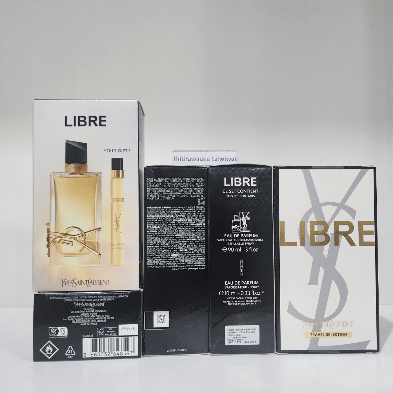 น้ำหอมแท้ YSL Libre EDP Set 90ml+10ml กล่องจริง