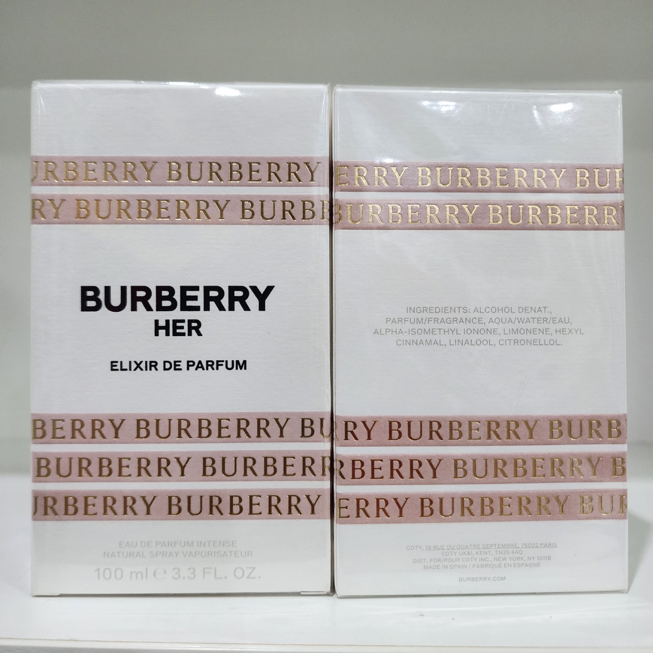 น้ำหอมแท้ Burberry Her Elixir EDP Intense 100ml กล่องซีล