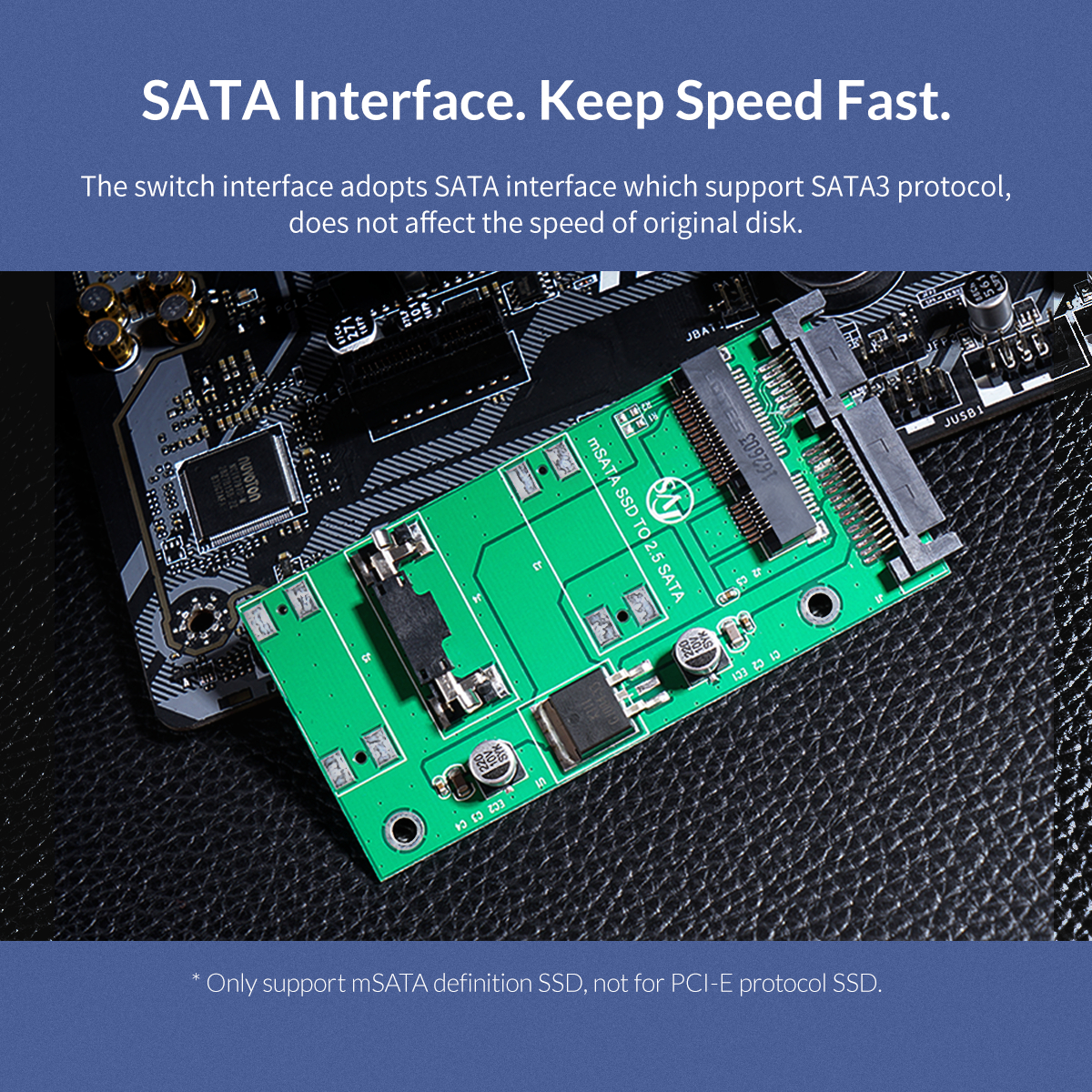 ORICO M.2 SATA NGFF TO mSATA S22PTMS-GR-BP
