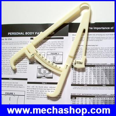 เครื่องวัดไขมัน วัดขนาด อุปกรณ์ตรวจวัดไขมันใต้ชั้นผิวหนัง 70mm Personal Body Fat Caliper Tester Fitness Keep Health