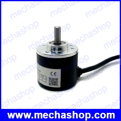 โรตารี่เอ็นโค้ดเดอร์ 360 pulse Photoelectric rotary encoder A B Phase NPN 8-24V ยี่ห้อ CALT 38mm 6mm shaft Incremental