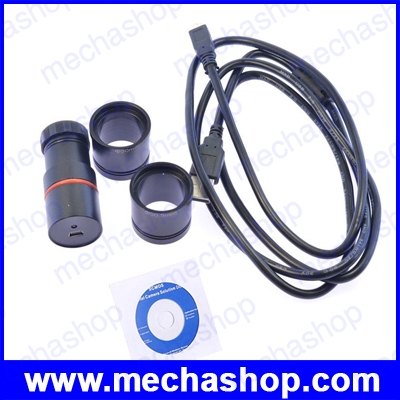 กล้องดิจิตอลสำหรับไมโครสโคป HD CMOS USB 2.0MP USB Universal Digital Eyepiece Microscope Camera Electronic Eyepiece 23.2 with Ring Adapters