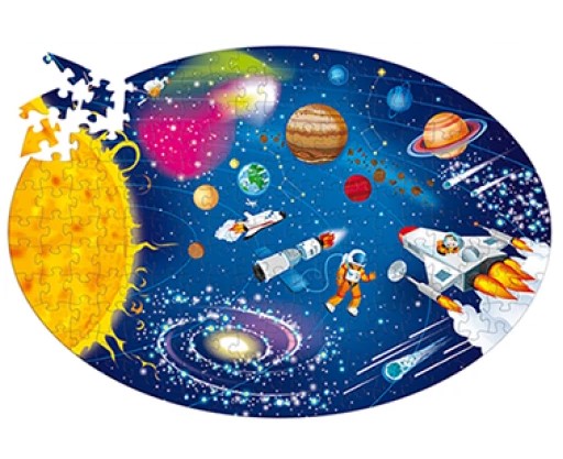 Travel, Learn, Explore. Space. The Solar System Jigsaw 2 in 1 by Sassi (Book +Jigsaw) รุ่นใหม่