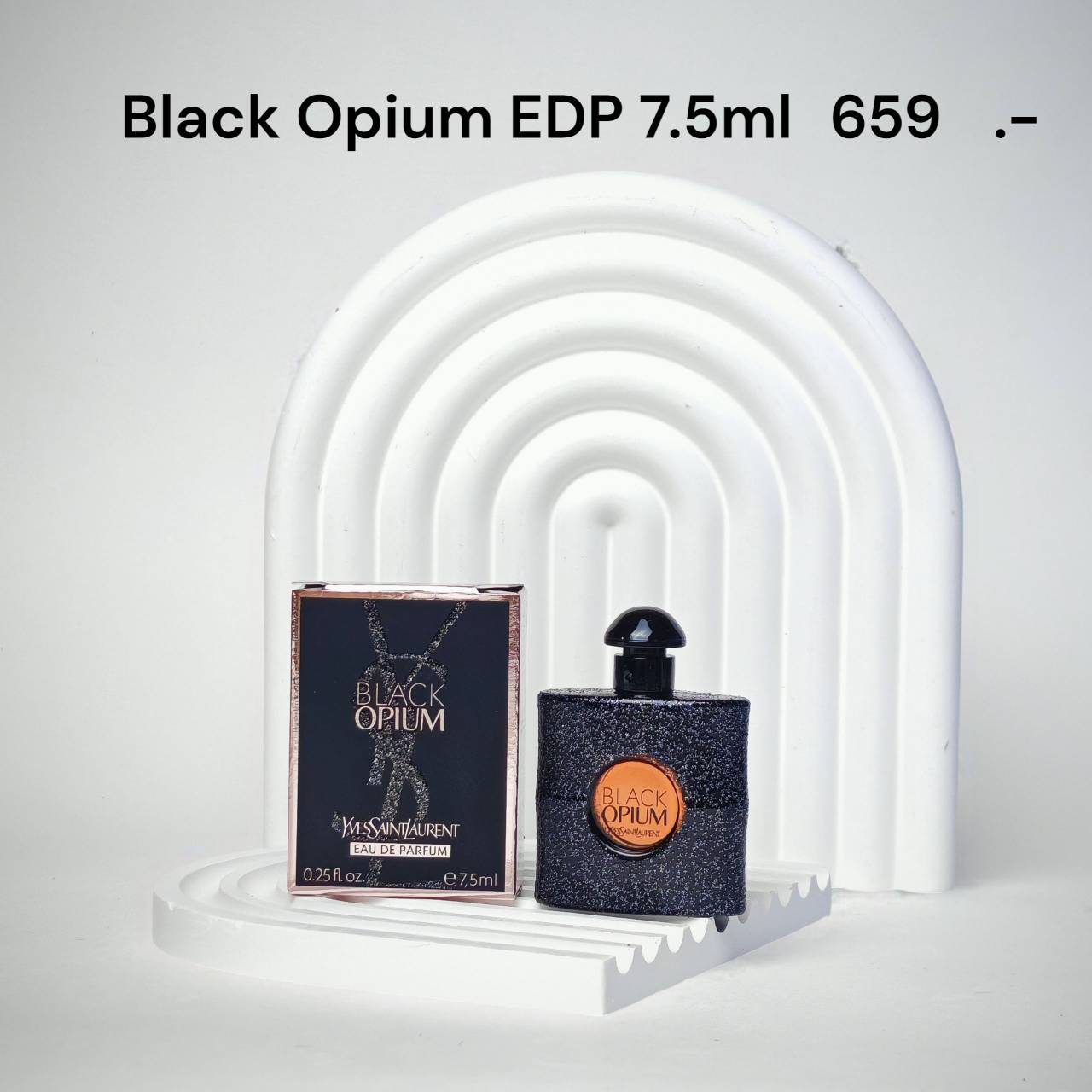 น้ำหอมจิ๋วมินิ YSL Black Opium EDP 7.5ml แบบแต้มมีกล่อง ( Mini Perfume น้ำหอมขนาดพกพา) น้ำหอมจิ๋วมินิ ขวดน่ารัก ตั้งโชว์ก็สวย พกพาก็สะดวก หัวแต้มตามจุดชีพจร
