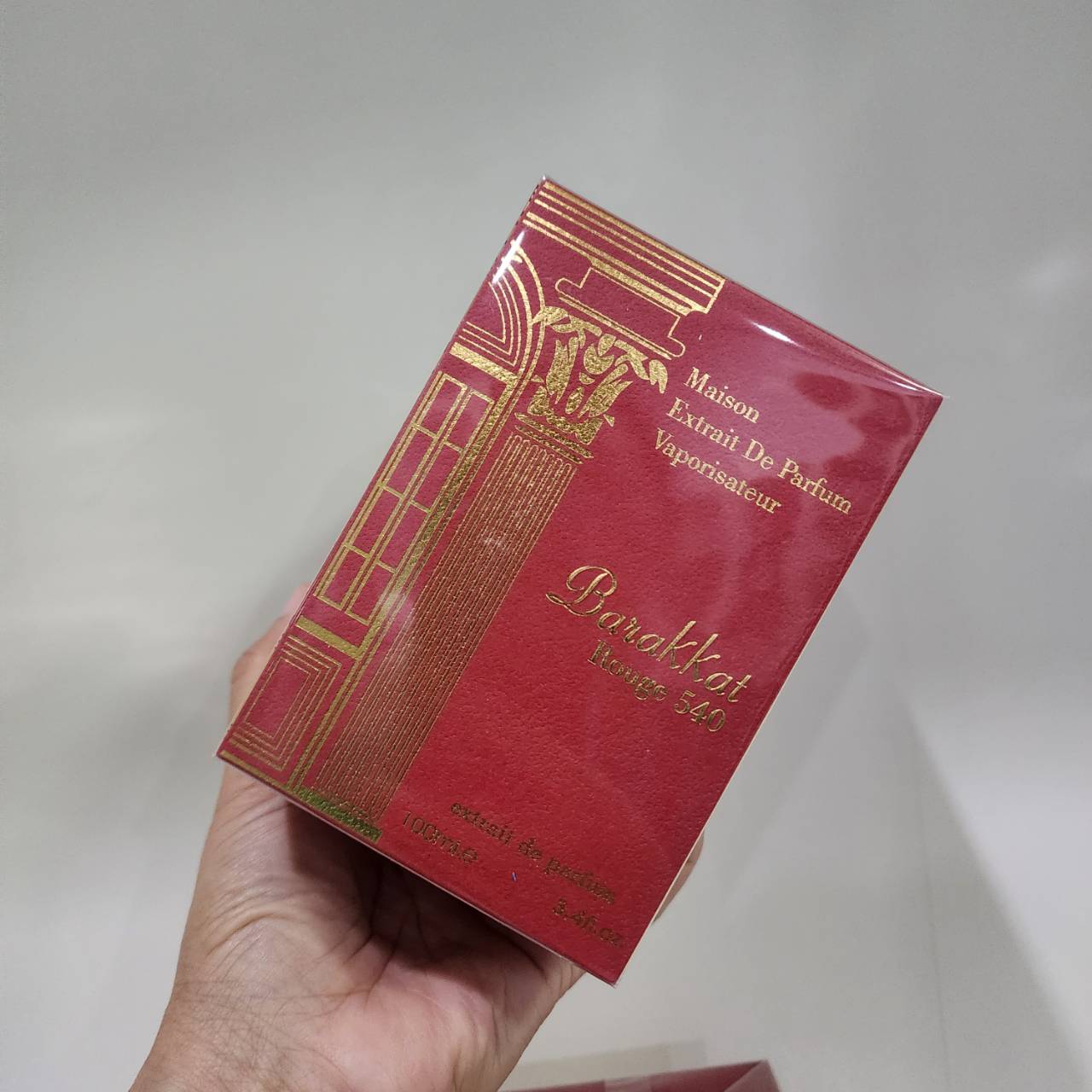 น้ำหอมแท้ Maison Extrait De Parfum Vaporisateur Barakkat Rouge 540 Extrait de Parfum 100ml กล่องซีล โคลน 540 แดง