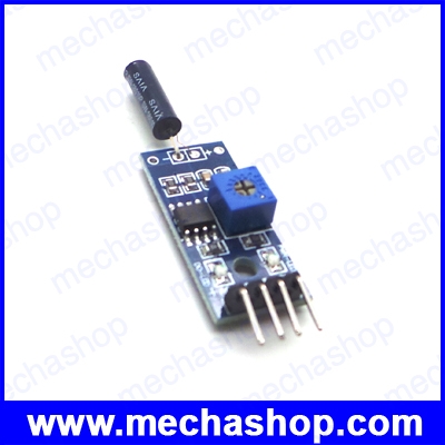 เซนเซอร์วัดแรงสั่นสะเทือน ไวเบรชั่นเซนเซอร์ Smart Electronics Vibration Sensor Module Vibration Switch Alarm Module สำหรับ Arduino