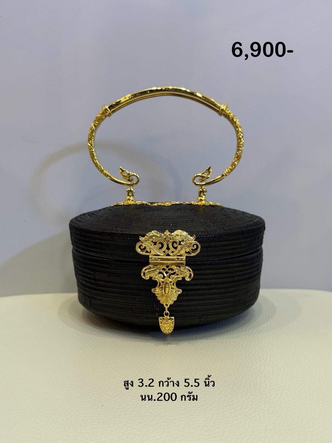 กระเป๋าถือจักสานย่านลิเภา รหัส 120-05028