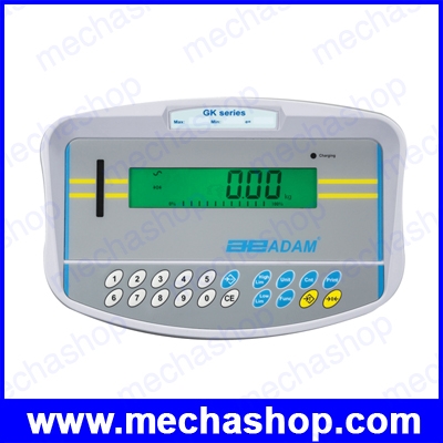 เครื่องชั่งดิจิตอลแบบตั้งพื้น Digital scale ชั่งได้ 30kg/2g, 60kg/10g, 150kg/10g, 300kg/50g, 500kg/50g ฐานเหล็กครอบสแตนเลส หัวอ่าน GK-Series ยี่ห้อ ADAM (อังกฤษ)