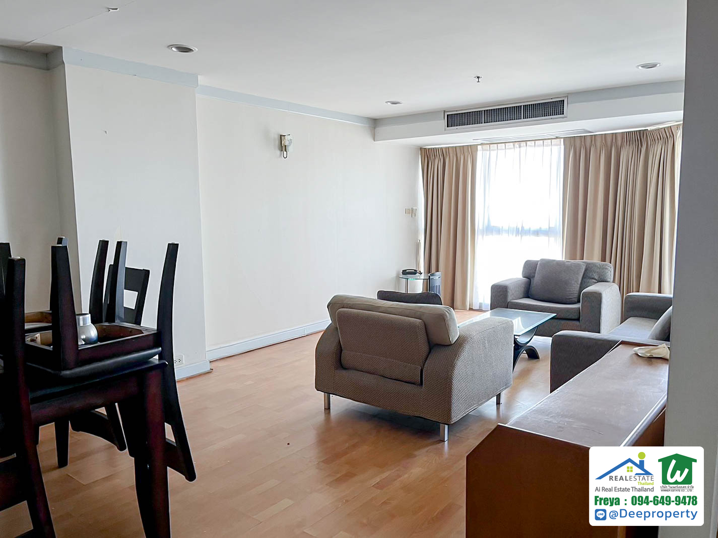 🌆 ให้เช่าคอนโดหรู ใจกลางสุขุมวิท📍Waterford Diamond Condominium ห้องใหญ่ 3 ห้องนอน สุขุมวิท 30/1 ชั้น 38