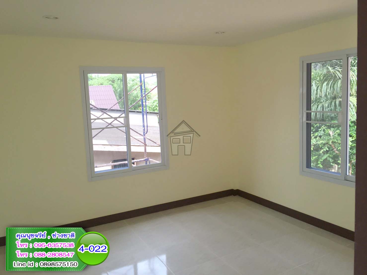4-022 บ้านน็อคดาวน์ ทรงจั่วมุกซ้อน