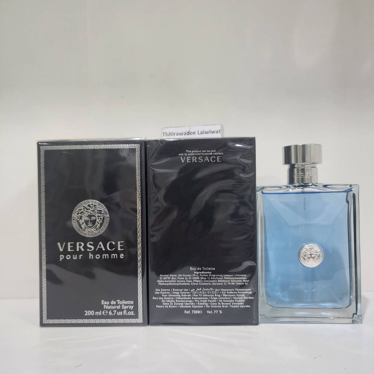 น้ำหอมแท้ Versace Pour Homme EDT 200ml กล่องซีล