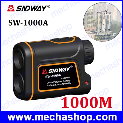 กล้องวัดระยะเลเซอร์ กล้องวัดระยะสนามกอล์ฟดิจิตอล กล้องวัดความเร็ว Telescope laser rangefinders distance meter Digital 8X 1000M Monocular hunting + Speed tester