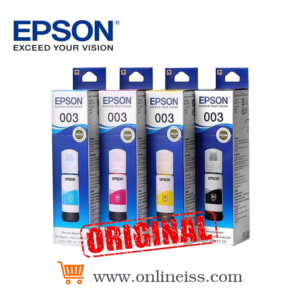 ชุดน้ำหมึก EPSON #003 Balck,Cyan,Magenta,Yellow