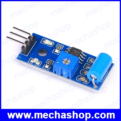 ไวเบรชั่นเซนเซอร์ เซนเซอร์วัดแรงสั่นสะเทือน SW-420 Normally Closed Vibration Sensor Module SPST-NC สำหรับ Arduino