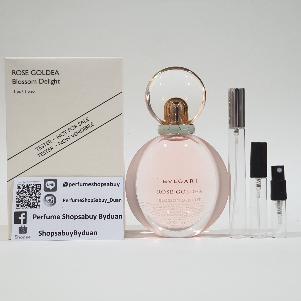 น้ำหอมแท้แบ่งขาย Bvlgari Rose Goldea Blossom Delight Eau De Parfum 💕Travel Size แบบทดลอง