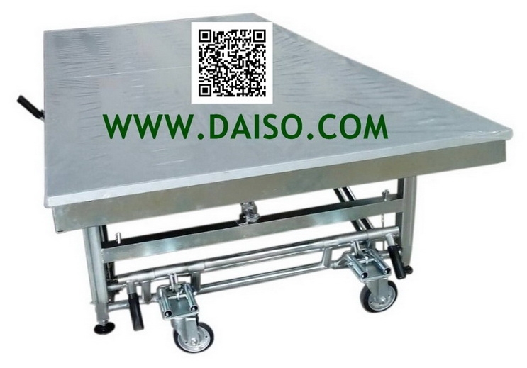 ผลิต-ขาย เวทีสำเร็จรูป เวทีพับได้มีล้อ เวทีพับเก็บได้ เวทีขอบอลูมิเนียม_FOLDING STAGE