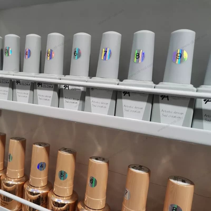 สติ๊กเกอร์หมายเลข สติ๊กเกอร์ตัวเลข ติดบนขวดสีทาเล็บ เลข1-100