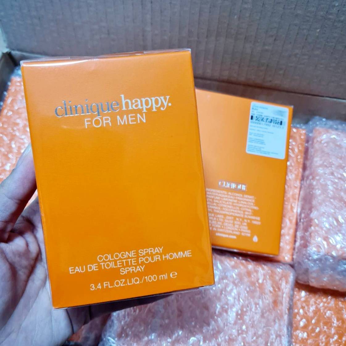 น้ำหอม Clinique Happy For Men Eau De Toilette Spray 100มิล กล่องซีล