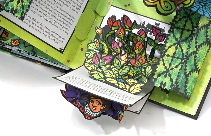 Beauty and the Beast: Pop-Up Book พร้อมส่ง RARE item Collectible pop up Hardback English By Robert Sabuda 9781847386328