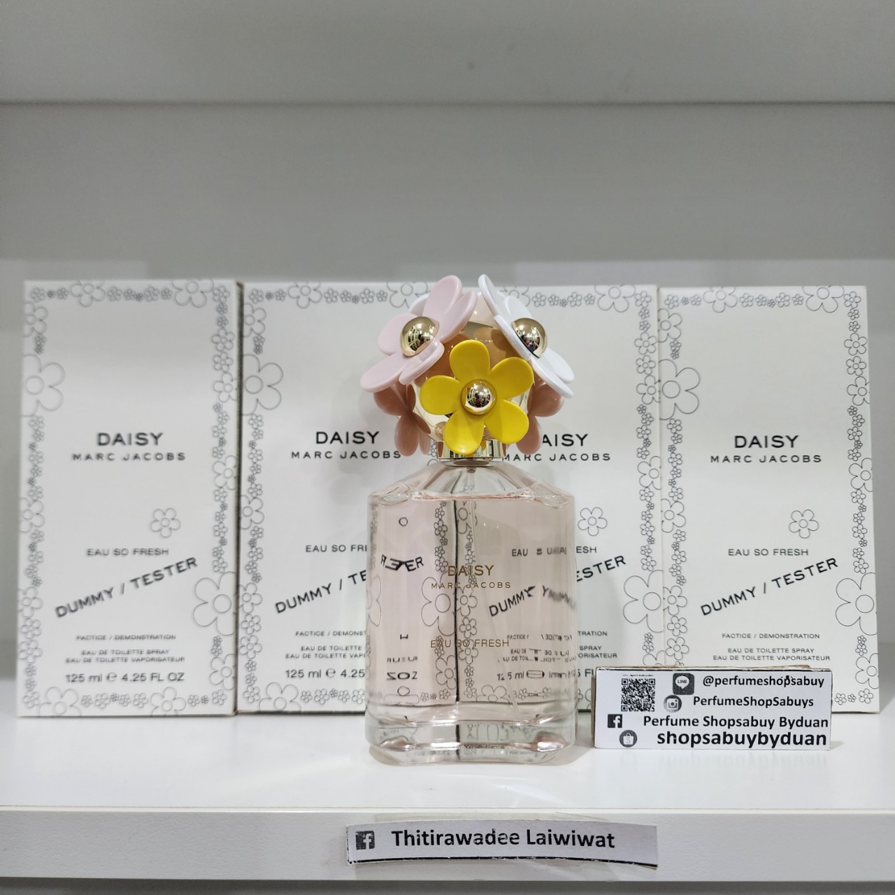 น้ำหอมแท้ Marc Jacobs Daisy Eau So Fresh 125ml กล่องเทสเตอร์