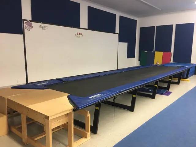 เบาะกันกระแทก เบาะยิมนาสติก พร้อมบาร์เหล็ก 150x240x10cm ราคา11,500