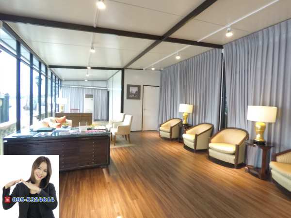 ออฟฟิศสำเร็จรูป ล็อบบี้โรงแรม ขนาด 5.00x15.00 เมตร