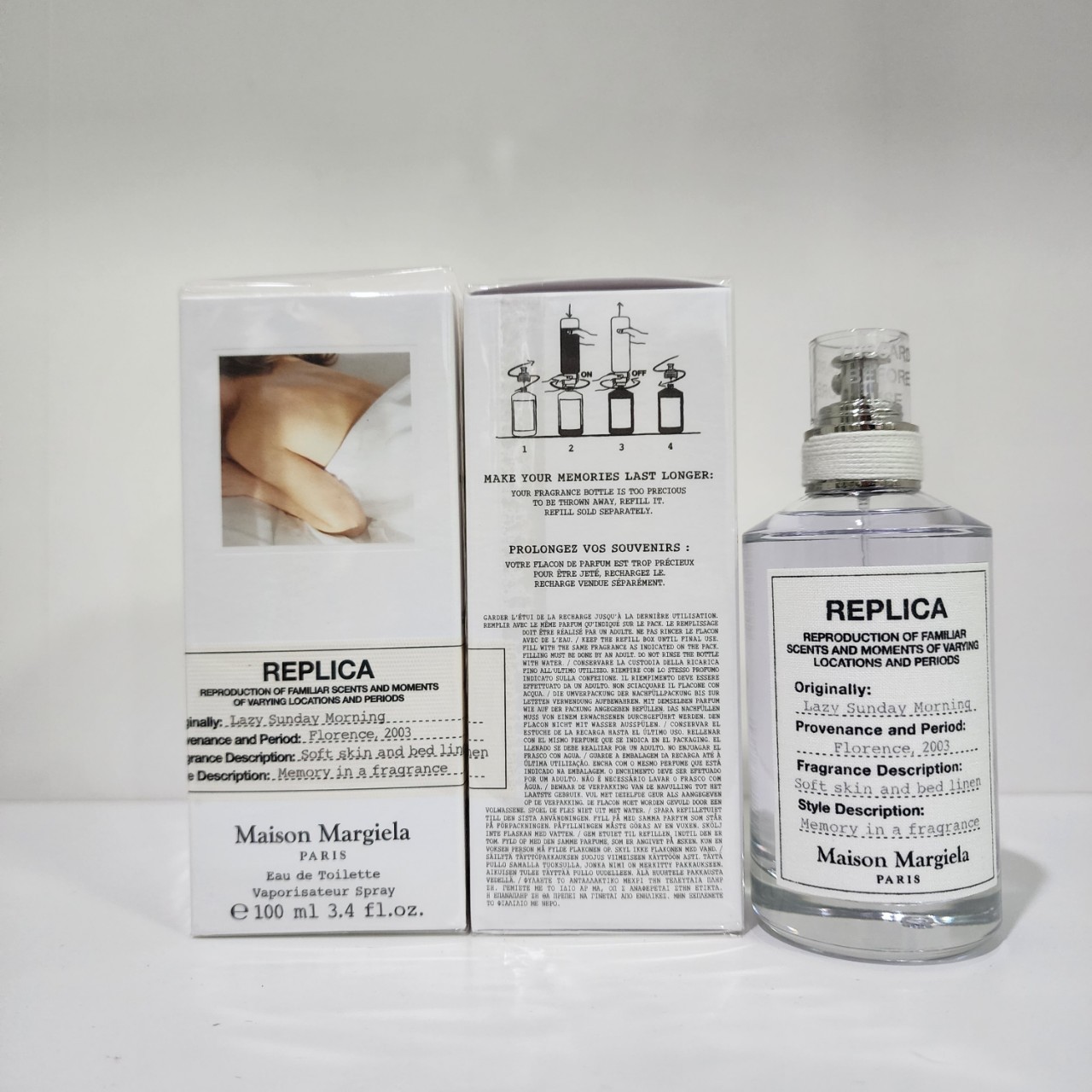 น้ำหอมแท้ Maison Margiela Replica Lazy Sunday Morning 100ml กล่องซีล