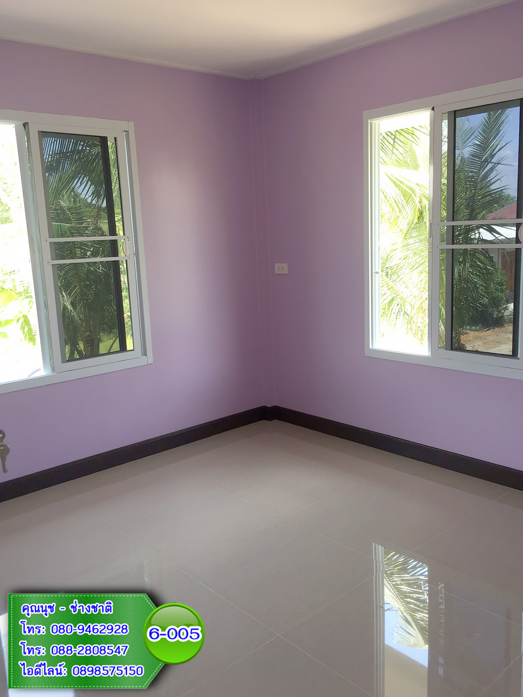 6-005 บ้านน็อคดาวน์ หลังใหญ่ ทรงปั้นหยา-สีเทา