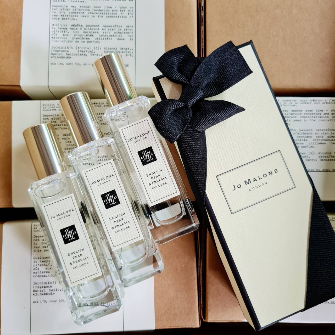 น้ำหอมแท้ Jo Malone English pear & freecia 30 ml. อปก. กล่อง โบว์