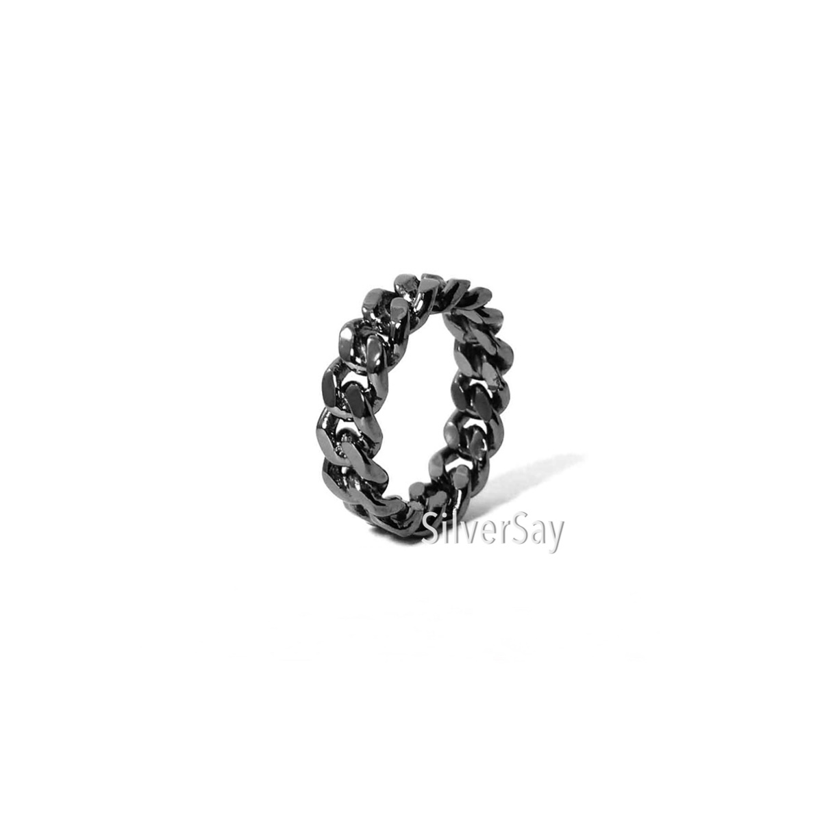 แหวนฉลุลายเลสรอบวง 3 มม./Curb chain