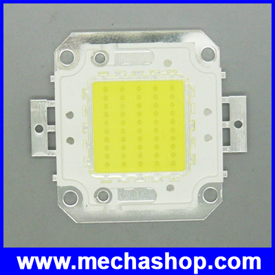 Chip LED DIY 50W SMD LED for LED Flood Light lamp Taiwan Genesis 30x30mil,6000-6500K, 4000-4500lm, 32-34V, 1500mA แสงสีขาว