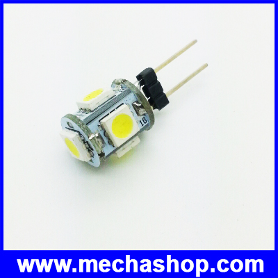 หลอดไฟ LED G4 LE 12V AC/DC 1W 90lm 6000K แสงสีขาว 40000 ชั่วโมง 5 LED G44