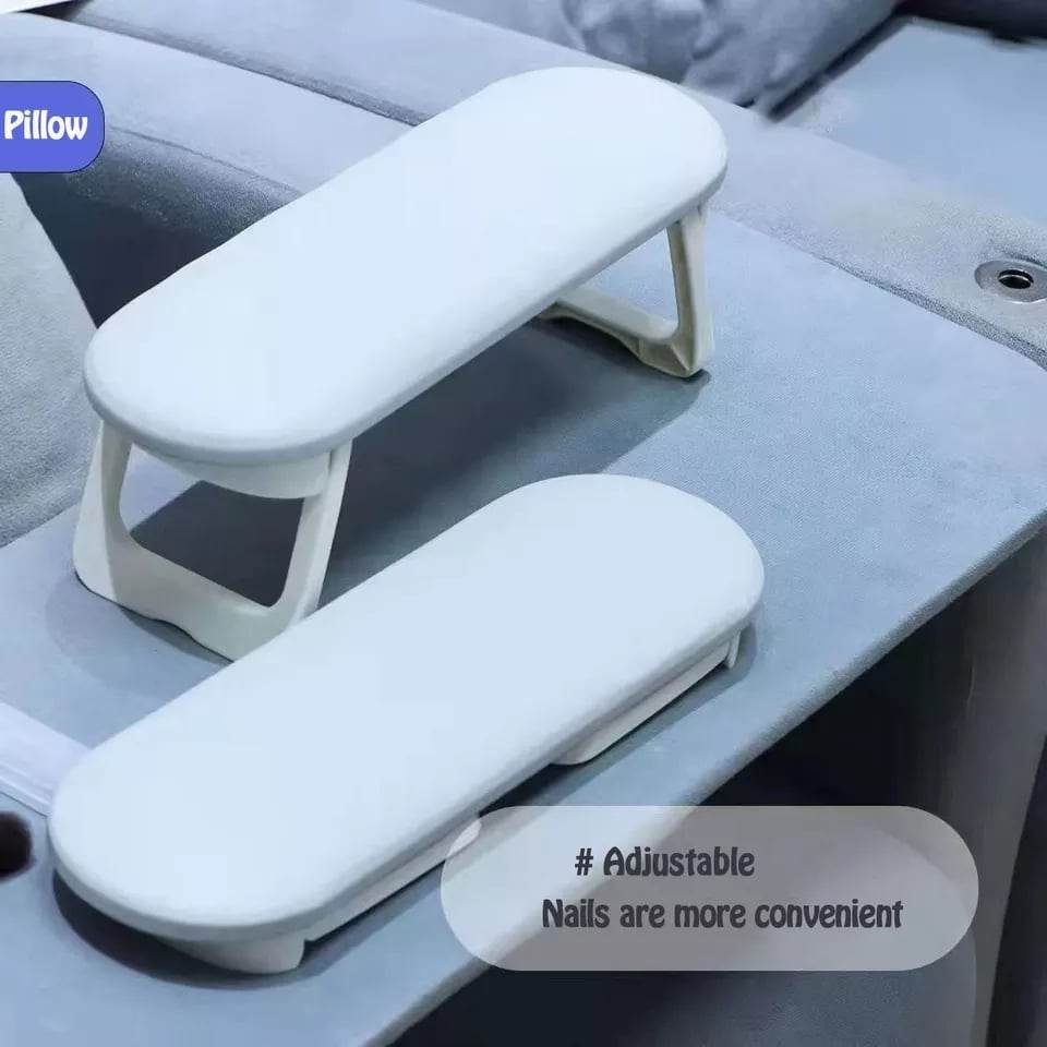 หมอนรองมือทำเล็บ หมอนรองแขน มีขาตั้งพับเก็บได้ พร้อมแผ่นรอง