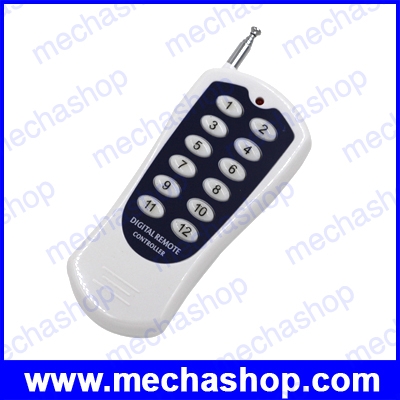 รีโมทควบคุมระยะไกล ความถี่ 315MHz RF Wireless Remote Control/Radio Controller/Transmitter controller for 12V 12CH Switch