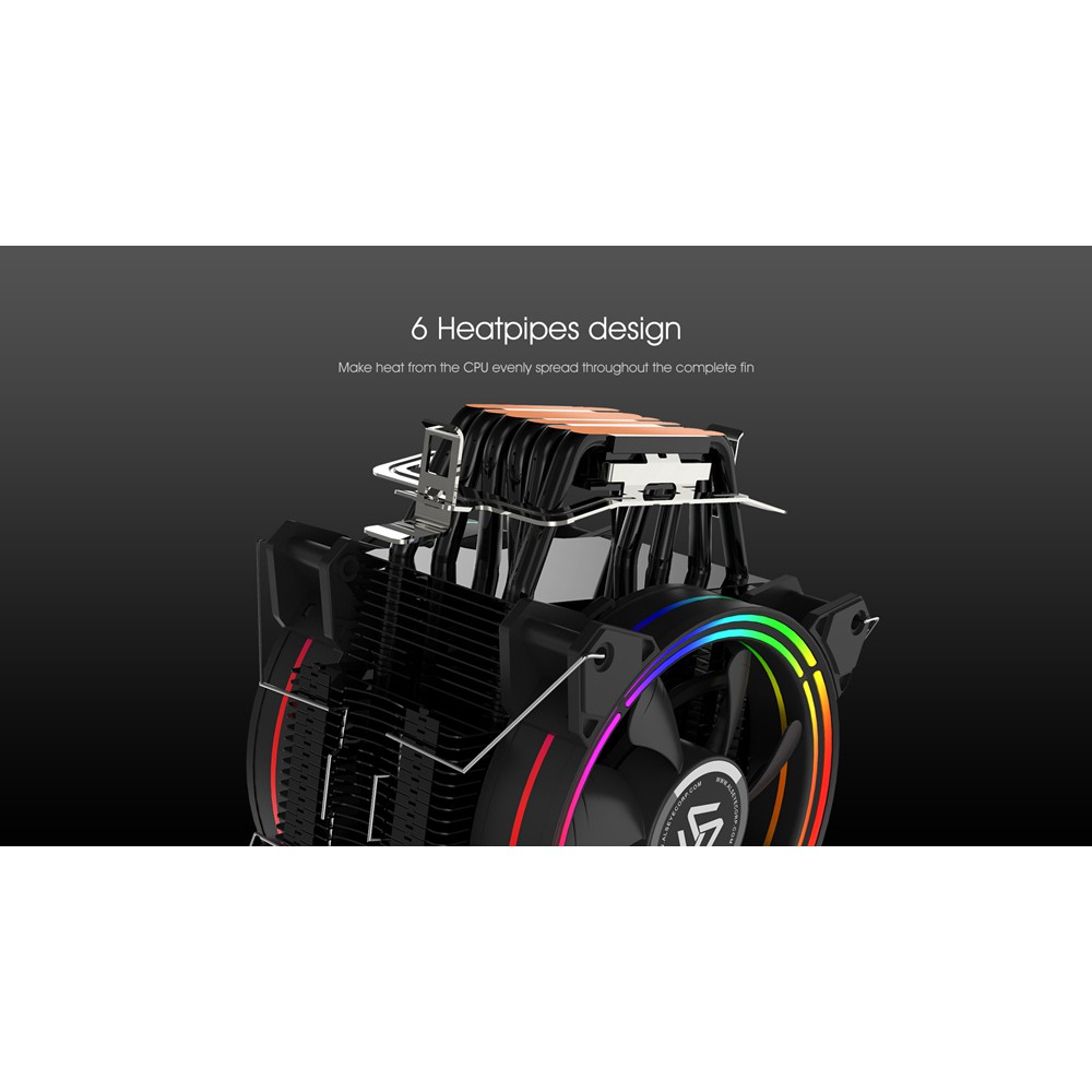 พัดลม CPU ALSEYE H120D RGB