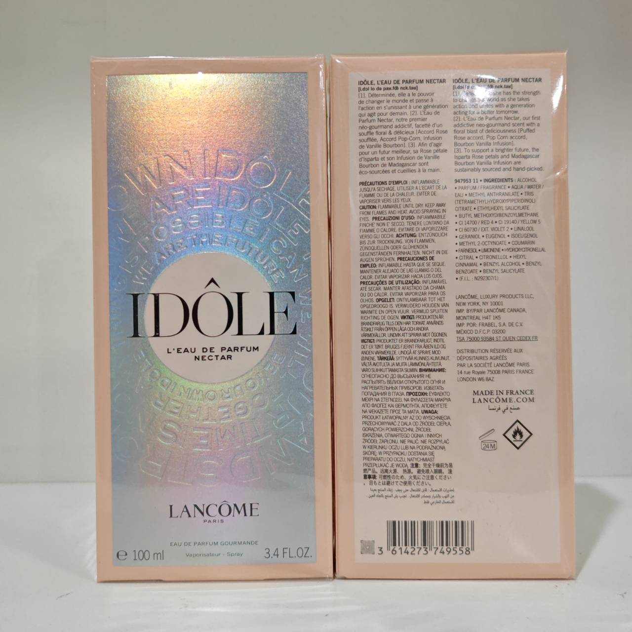น้ำหอมแท้ Lancome Idole Nectar L’Eau De Parfum EDP 100ml กล่องซีล