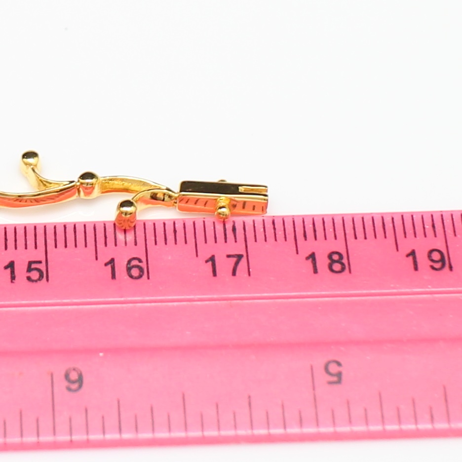 BL25066 สร้อยข้อมือเพชรใบไม้ เพชรแท้ 21 เม็ด 0.80 กะรัต ทองแท้ 90% นน.รวม 10 กรัม ยาว 17 ซม.