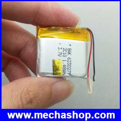 แบตเตอรี่ ลีเธี่ยม โพลิเมอร์แบตเตอรี่ battery 600mAh 3.7V lithium polymer battery 404040