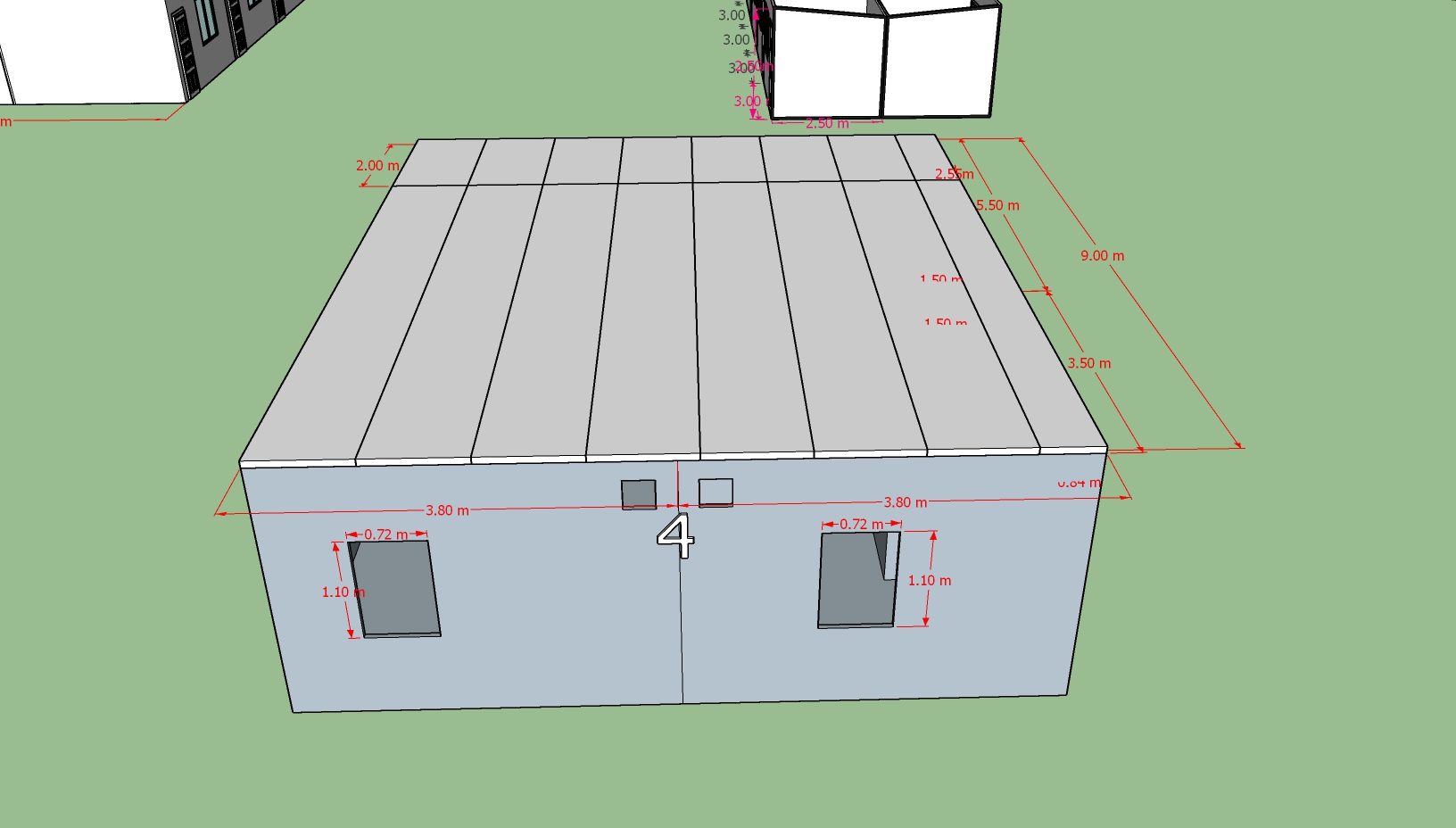 งานกั้นห้อง งานต่อเติม กั้นห้องใต้โครงหลังคาเดิม ขนาด 7.60x9.00 เมตร ไทรน้อย