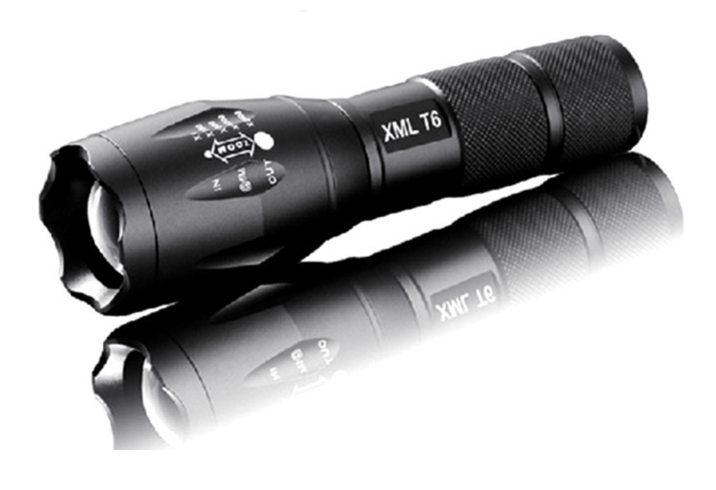 ไฟฉาย turbo light ครบเซ็ต (หลอด cree XML-T6 : 5 โหมด)