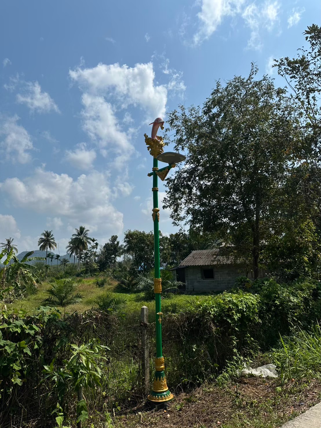 เสาไฟประติมากรรมปลาโลมา “DOS‑K‑41” สูง 4 เมตร สวยงาม ทนทาน ตรงสเปค ติดตั้งง่าย รับประกันคุณภาพ