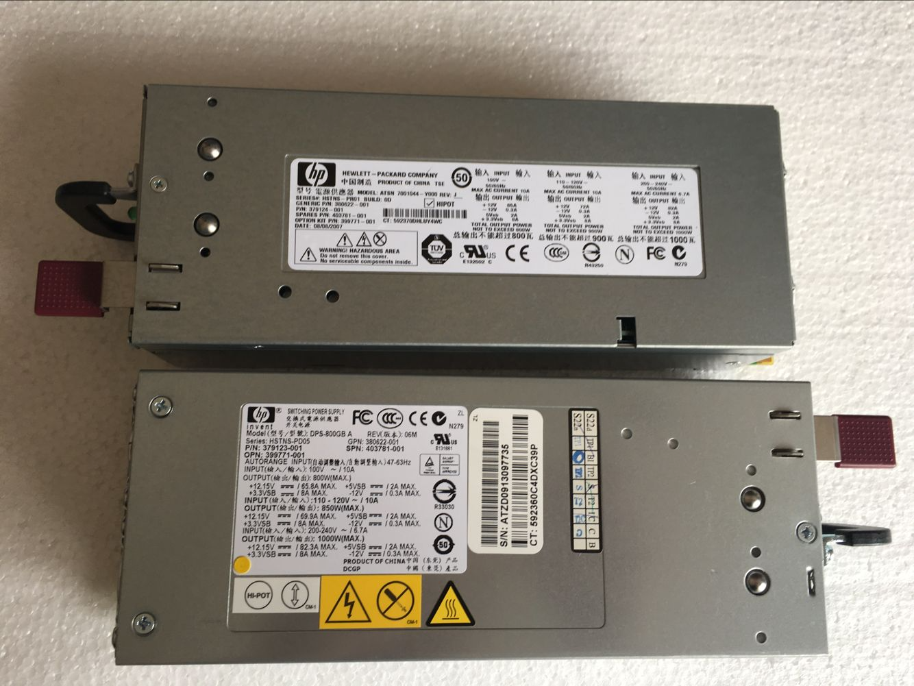 HP DPS-800GB A 1000 วัตต์