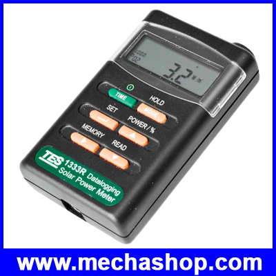 เครื่องวัดพลังงานแสงอาทิตย์ มิเตอร์วัดพลังงานแสงอาทิตย์ โซล่าเชลล์ Datalogging Solar Power Meter TES-1333R (เชื่อมต่อแบบ RS-232)