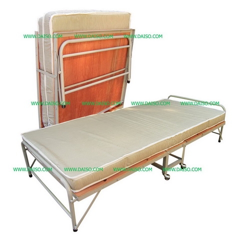 เตียงเสริมเหล็กพับได้ เตียงเหล็กพับได้ เตียงนอนเหล็กพับได้พร้อมฟูก
