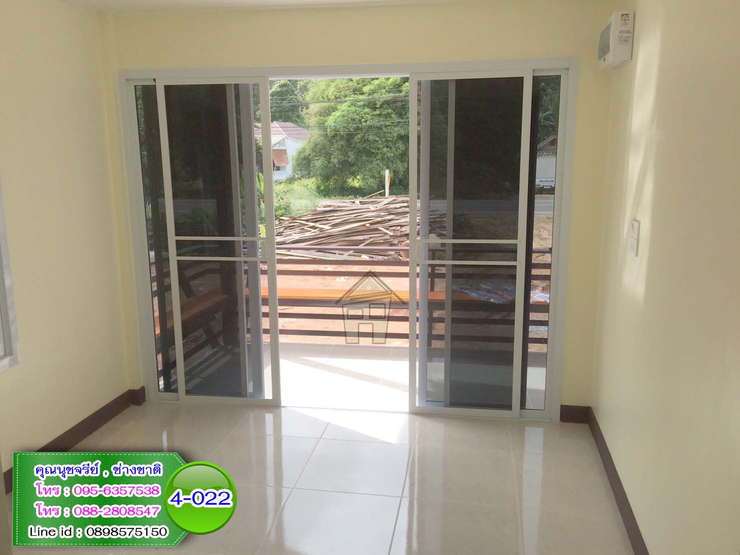 4-022 บ้านน็อคดาวน์ ทรงจั่วมุกซ้อน