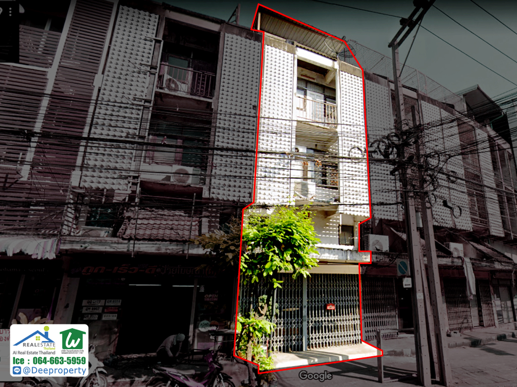 🏡SOLD OUT 🏢ตึกแถว อาคารพาณิชย์ 3 ชั้นครึ่ง มีดาดฟ้า เลขที่ 760 ติดสี่แยกเหม่งจ๋าย ไชน่าทาวน์ห้วยขวาง ทำเลนี้ราคานี้หาไม่ได้แล้ว