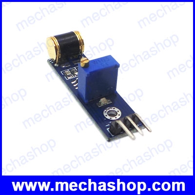 เซนเซอร์วัดแรงสั่นสะเทือน ไวเบรชั่นเซนเซอร์ 801S Vibration sensor analog output sensitivity adjustable