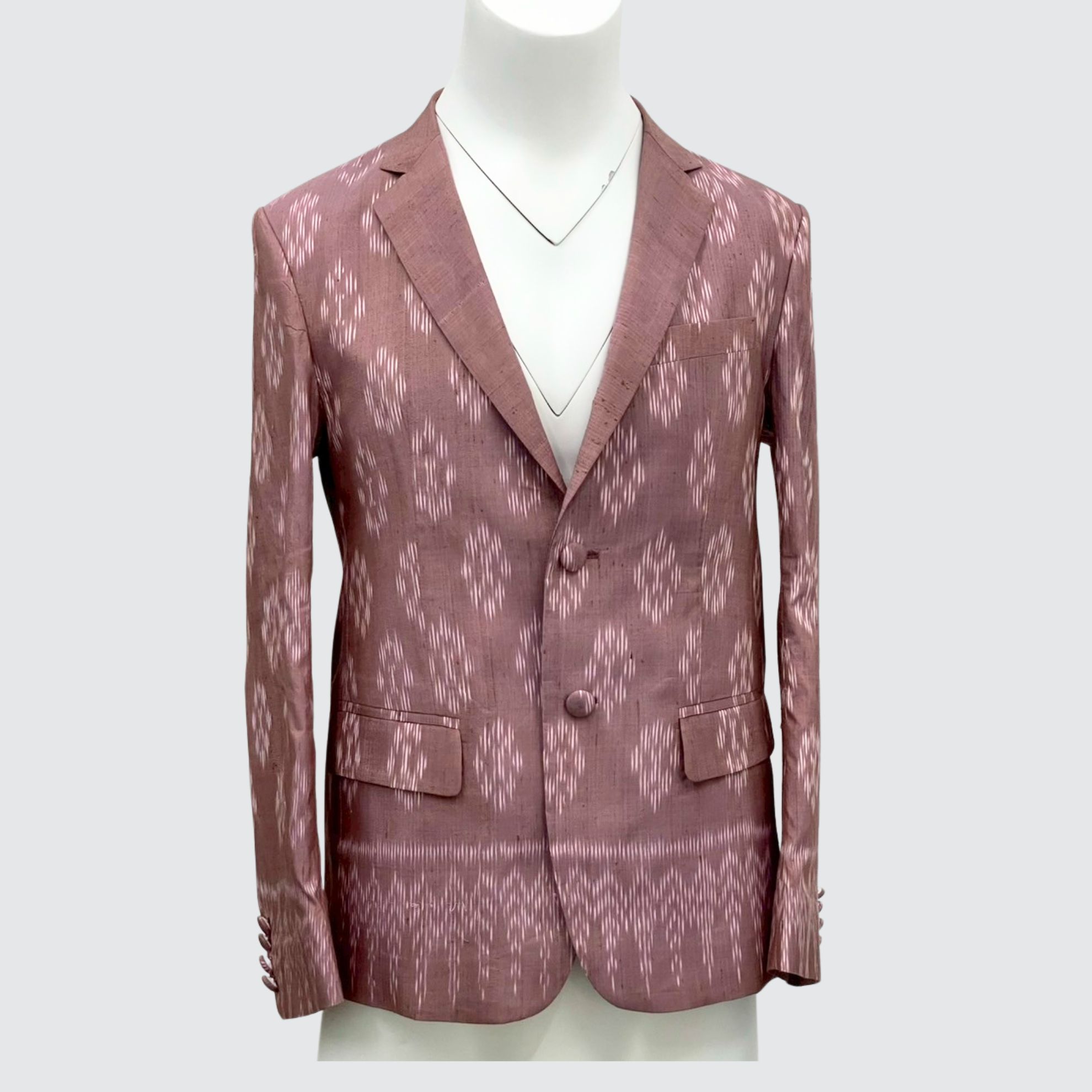 แบบตัด สูทเบลนเซอร์ ไม่อัดผ้ากาว | ตัดเย็บตามรูปร่าง | เลือกผ้า ส่งไซส์ได้ CUT-ARW