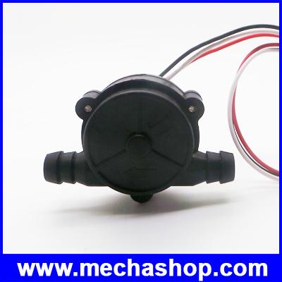 เซ็นเซอร์วัดอัตราการไหลของน้ำ วัสดุ POM เกรดสำหรับอาหาร food Grade Water flow sensors MJ-A68-1 Black flow level meter,1/8 Diameter