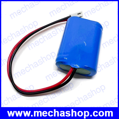 แบตเตอรี่เครื่องชั่ง แบตเตอรี่รถแข่ง แบตเตอรี่ลิเธียม 6.4V 1000mA Li-ion Battery 18500 LiFe Battery